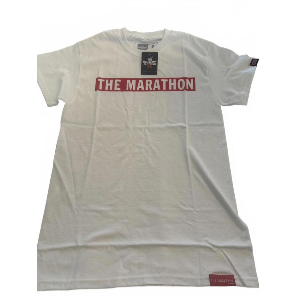 The Marathon Clothing Company White Short Sleeve T-Shirt